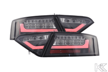 Load image into Gallery viewer, Audi A5 (B8 - 8T) Coupe Black Clear LED Bar Taillights (2007-2011)- For Halogen Models