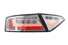 Load image into Gallery viewer, Audi A5 (B8 - 8T) Coupe Chrome Clear LED Bar Taillights (2007-2011)- For Halogen Models