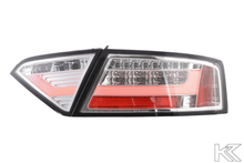 Load image into Gallery viewer, Audi A5 (B8 - 8T) Coupe Chrome Clear LED Bar Taillights (2007-2011)- For Halogen Models