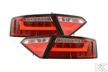 Load image into Gallery viewer, Audi A5 (B8-8T) Coupe Red LED LightBar Taillights (2007-2011) - For Halogen Models