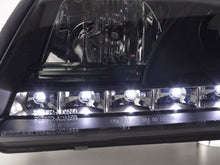 Load image into Gallery viewer, Audi A6 (C5 4B) Black LED Headlights with Daytime Running Lights (1997-2001)