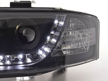 Load image into Gallery viewer, Audi A6 (C5 4B) Black LED Headlights with Daytime Running Lights (1997-2001)
