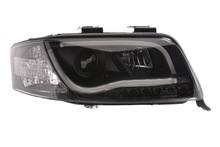 Load image into Gallery viewer, Audi A6 (C5 4B) Black LED Headlights with Daytime Running Lights (2001-2004)