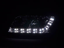 Load image into Gallery viewer, Audi A6 (C5 4B) Chrome LED Headlights with Daytime Running Lights (2001-2004)