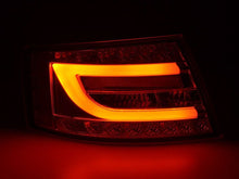 Load image into Gallery viewer, Audi A6 (C6/4F) Sedan Chrome Clear LED Taillights Set (2004-2008)