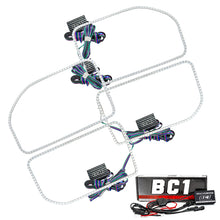 Load image into Gallery viewer, Oracle Ford F250/350 11-16 Halo Kit (Square Ring Design) - ColorSHIFT w/ BC1 Controller SEE WARRANTY