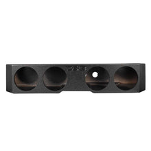 Load image into Gallery viewer, DS18 4 x 8in Forward Firing Underseat Ported Box Subwoofer Enclosure -Black Spray Liner Paint Finish