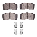 R1 88-92 Daihatsu CHARADE Front Optimum OE Pads & Hardware Kit