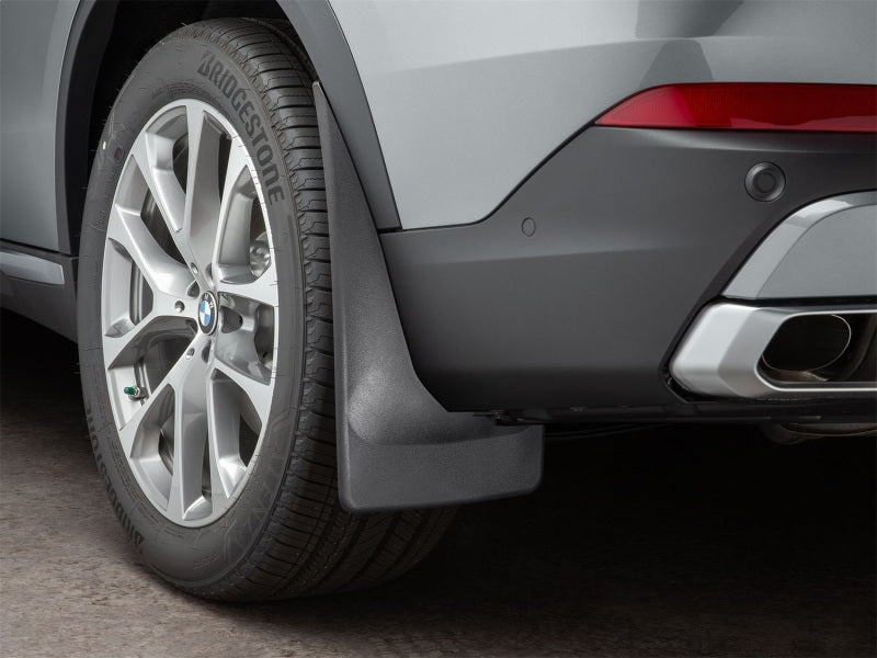 WeatherTech 24-26 BMW X5 40i Rear Mudflaps - Black