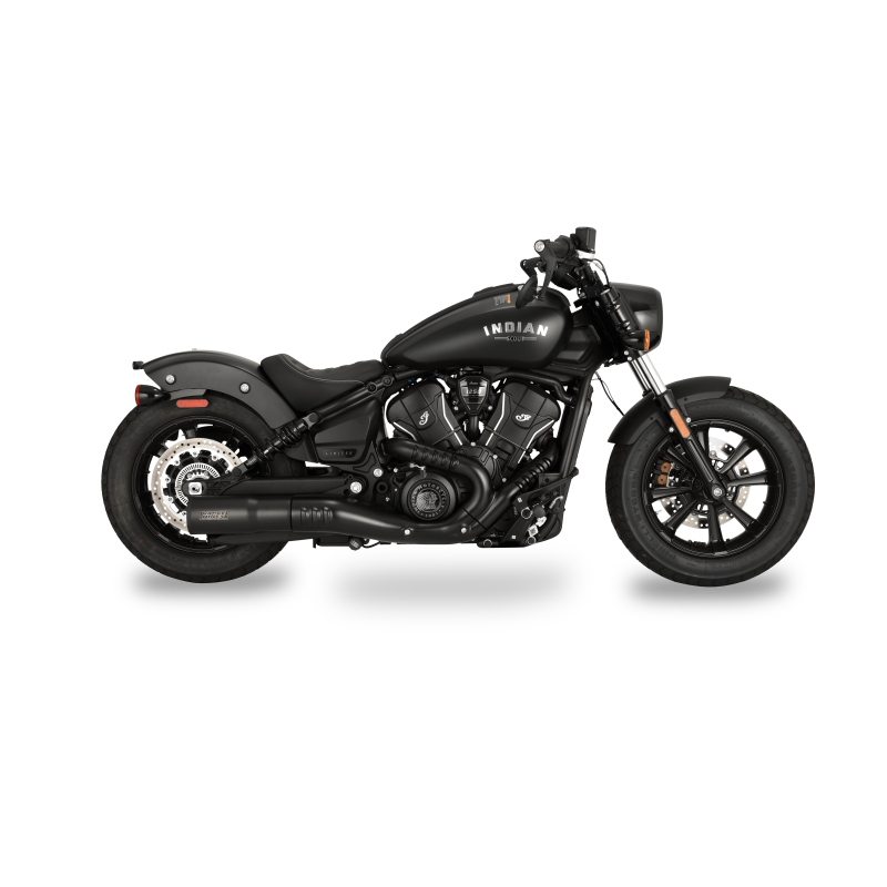 Vance & Hines 2025 Indian Scout HO Slipons Black Slip-On Exhaust