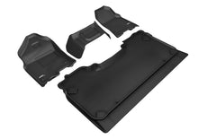 Load image into Gallery viewer, 3D MAXpider 2019-2020 Dodge Ram 1500 Crew Cab Kagu 1st &amp; 2nd Row Floormats - Black