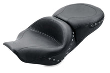 Load image into Gallery viewer, Mustang 97-07 Harley Rd King,06-07 Str Glide,00-05 Eagle Hightail Std Tour Pass Seat w/Studs - Black
