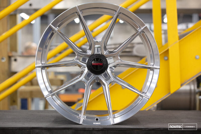 Vossen x Novitec NF10 20x8.5 ET:38 Brushed - Gloss Clear Mclaren GT Front Wheel