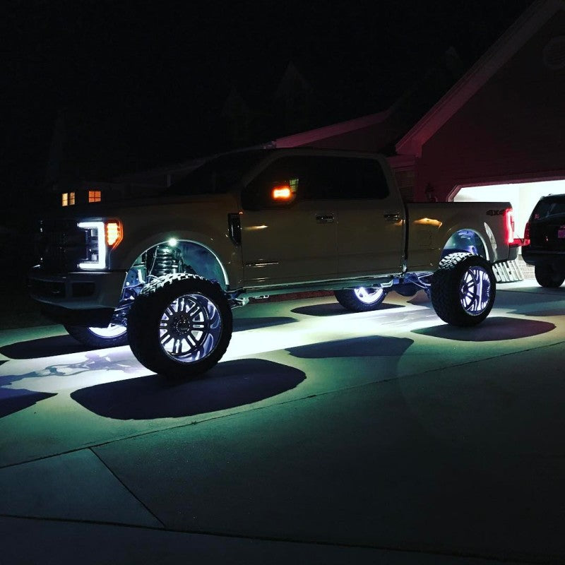 Oracle LED Illuminated Wheel Rings - Double LED - White NO RETURNS