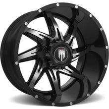 Load image into Gallery viewer, American Truxx AT183 Spyder 22x14 / 8x180 BP / -76mm Offset / 125.2mm Hub Gloss Black Machined Wheel