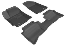 Load image into Gallery viewer, 3D MAXpider 2012-2013 Kia Rio/Rio5 Kagu 1st &amp; 2nd Row Floormats - Black