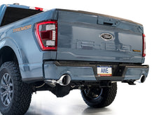 Load image into Gallery viewer, AWE Tuning 2021+ Ford F150 Tremor w/ Bumper Cutouts 0FG Non-Resonated Catback w/ Chrome Silver Tips
