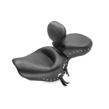 Load image into Gallery viewer, Mustang 00-08 Honda VT1100 Sabre,97-08 Spirit,87-97 Shadow Wide Touring 1PC Seat w/Studs - Black
