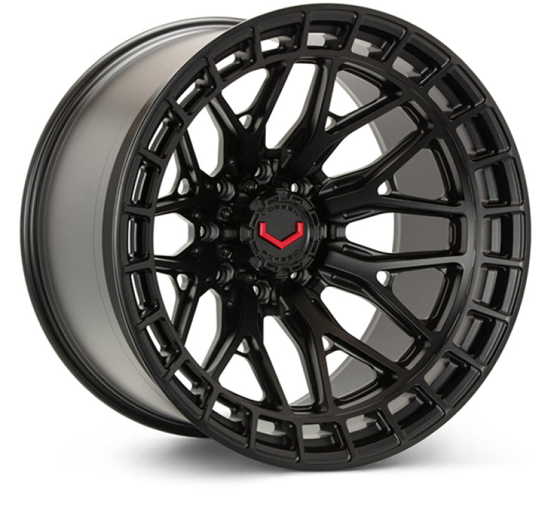 Vossen LCX-02 22x12 - 8x180 - ET44 - Ultra Deep - 124.3 - Satin Black Wheel