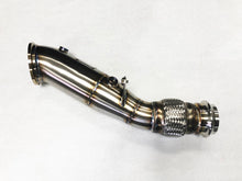Load image into Gallery viewer, Competition Series 4" Catless Downpipe for the 2021+ Toyota Supra 2.0 B46 US Spec Engine