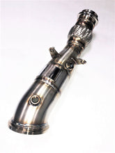 Load image into Gallery viewer, Sports Series 4" High Flow Catted Downpipe for the 2021+ Toyota Supra 2.0 B46 US Spec Engine
