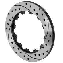 Load image into Gallery viewer, Wilwood 12x8.75 Black Right Side SRP Drilled &amp; Slotted Rotor Ring