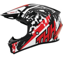 Load image into Gallery viewer, THH Helmets T710XR Renegade White/Red Youth - Large