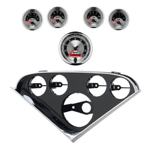 Load image into Gallery viewer, Autometer American Muscle Direct Fit Dash Kit 55-56 Chevrolet (1 x 3-3/8in. / 4 x 2-1/16in.)