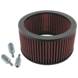 S&S Cycle Super E/G Carbs High Flow Air Filter Kit w/ Spacers For S&S Teardrop Air Cleaner