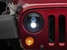 Load image into Gallery viewer, Raxiom 07-18 Jeep Wrangler JK Axial Series DB2 LED Headlights- Black Housing- Clear Lens