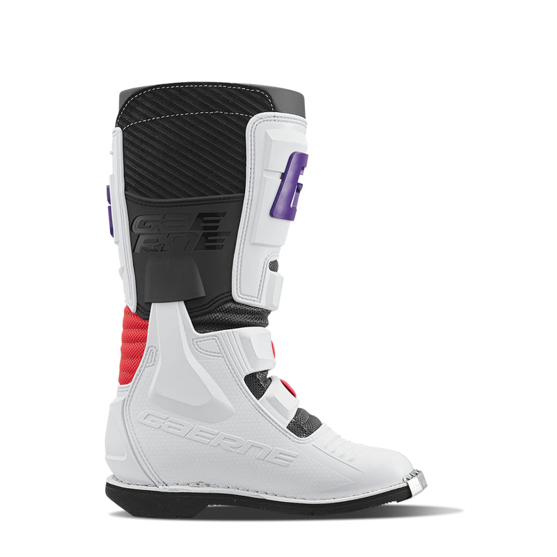 Gaerne GXJ Boot White/Red/Purple Size Youth - 4