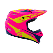Load image into Gallery viewer, Answer 26 AR1 Mototown Helmet Matte Pink/Hyper Acid/Grey/Black Youth - Large