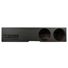 Load image into Gallery viewer, DS18 2x 10in Forward Firing Underseat Ported Box Subwoofer Enclosure- Black Spray Liner Paint Finish