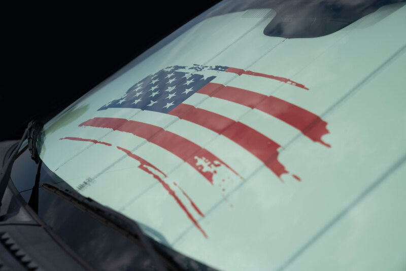 Covercraft 26- Jeep Cherokee American Flag UVS100 Premier Custom Sunscreen