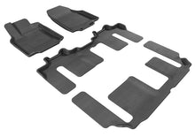 Load image into Gallery viewer, 3D MAXpider 2007-2015 Mazda CX-9 Kagu 1st &amp; 2nd &amp; 3rd Row Floormats - Black