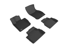 Load image into Gallery viewer, 3D MAXpider 2014-2019 Mini Hardtop 4-Door Kagu 1st &amp; 2nd Row Floormats - Black