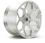 Vossen x Novitec NL5-5L 23x12 ET:15 Brushed - Gloss Clear Lamborghini Urus Rear Wheel