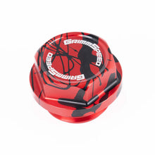 Load image into Gallery viewer, GrimmSpeed 89-22 Subaru All Models Bolt Oil Caps - Red/Black