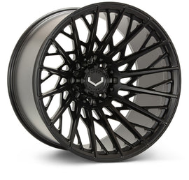 Vossen VFX-02T 22x10 - 8x180 - ET18 - Super Deep - 124.3 - Satin Black Wheel