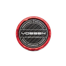 Load image into Gallery viewer, Vossen HF Carbon Billet Sport Cap 2.0 - Large (VHFL) - Transparent Red - Twill Weave (Gloss)