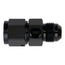 Load image into Gallery viewer, DeatschWerks 8AN Male Flare to Female Flare Swivel with 1/8th npt