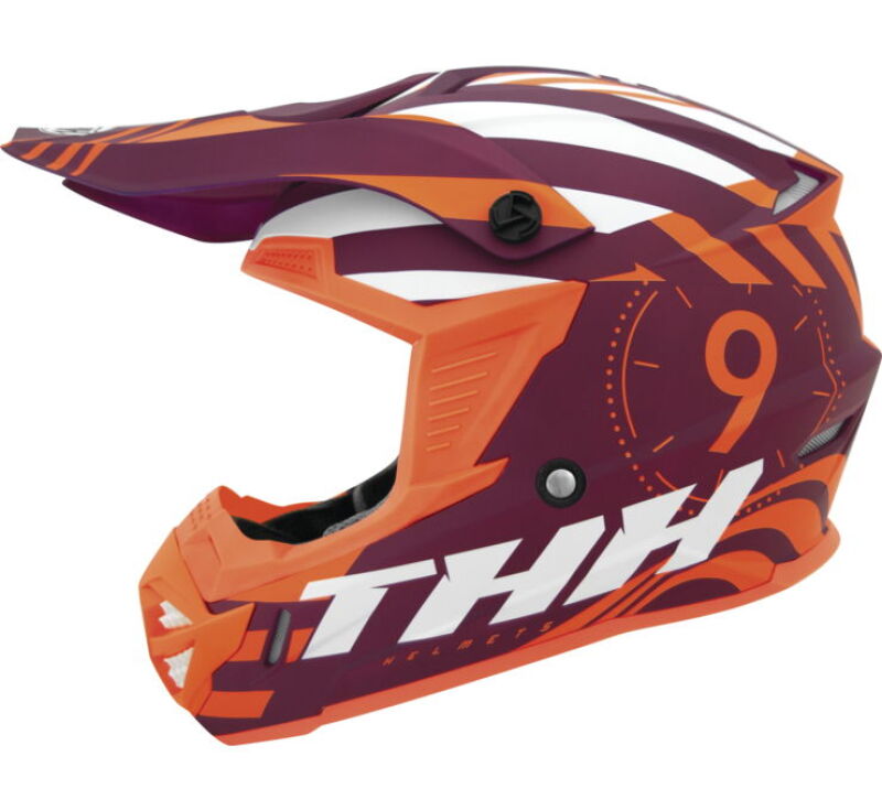 THH Helmets T730X Twister Purple/Orange - 2XL