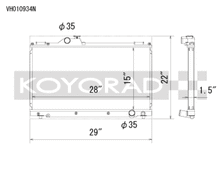 Load image into Gallery viewer, Koyorad 01-05 Lexus IS300 (w/ Manual Transmission) Racing Radiator