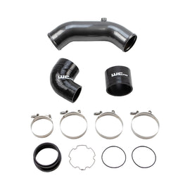 Wehrli 2017+ Ford 6.7L Power Stroke 3.5in Cold Side Intercooler Pipe - WCFab Grey