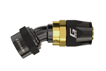 Load image into Gallery viewer, GReddy AN16 150 DEGREE HOSE END SWIVEL BLACK/GOLD ANODIZED