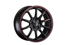 Load image into Gallery viewer, SSR GTV05 5x114.3 19x8.0 Offset 45 Flat Black w/ Red Line
