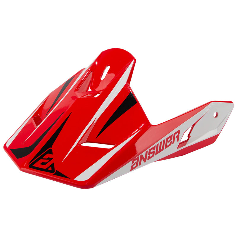 Answer 26 AR1 Mototown Glossy Visor - Red/White/Grey/Black