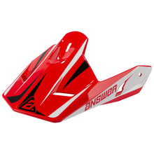 Load image into Gallery viewer, Answer 26 AR1 Mototown Glossy Visor - Red/White/Grey/Black