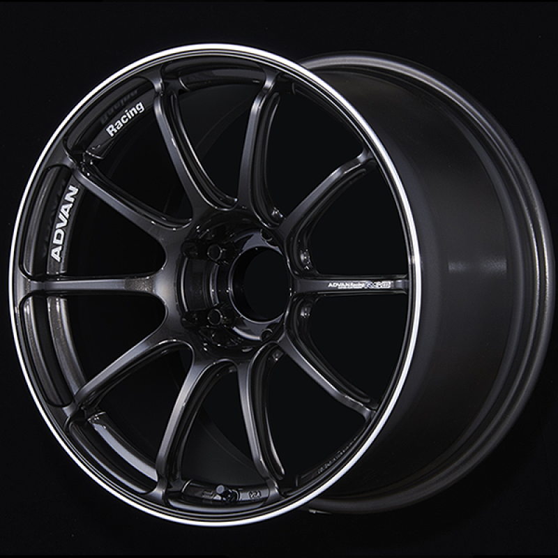 Advan RSIII 18x8.0 / +45 Offset / 5-114.3 / 73mm Bore / Black Gunmetallic & Ring