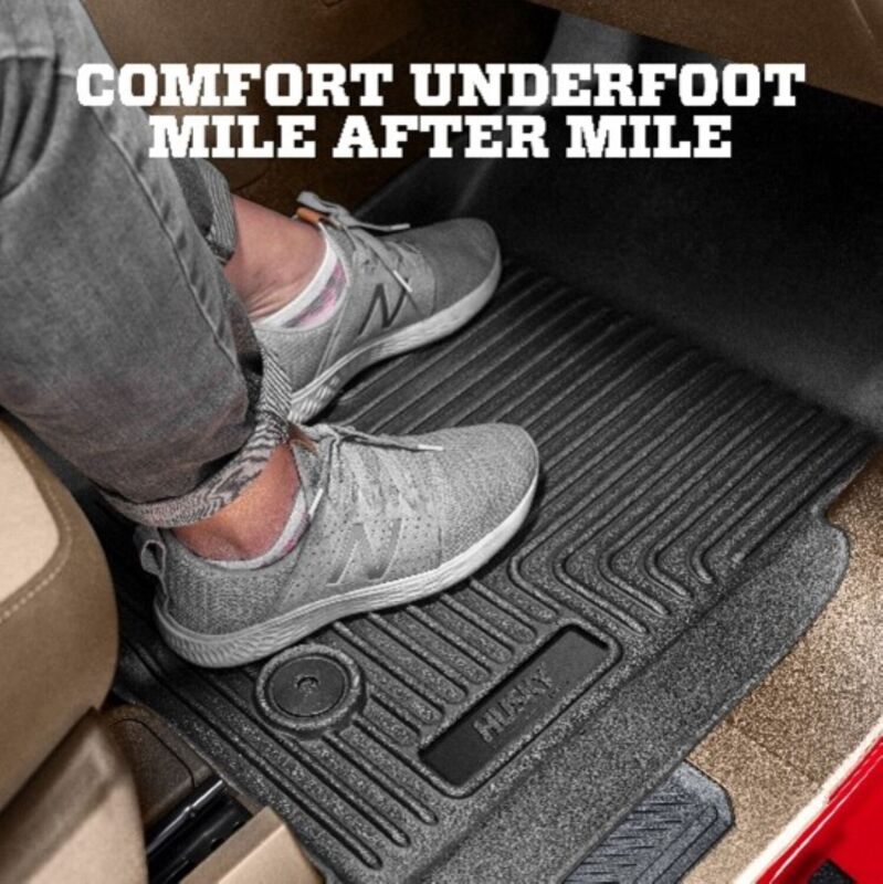 Husky Liners 14-20 Nissan Rogue / 14-15 Nissan X-Trail 2nd Row Floor Liner - Black
